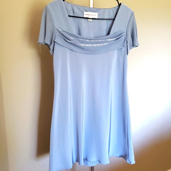 Donna Ricco Baby Blue Midi - Picture 2 of 6